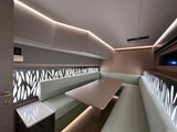 Port aft cabin - tea room arrangement custom design for the client